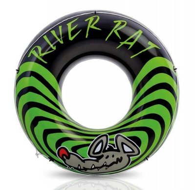 Надувной круг Intex для плавания с тросом River Rat 119 см 68209 NP фото 1