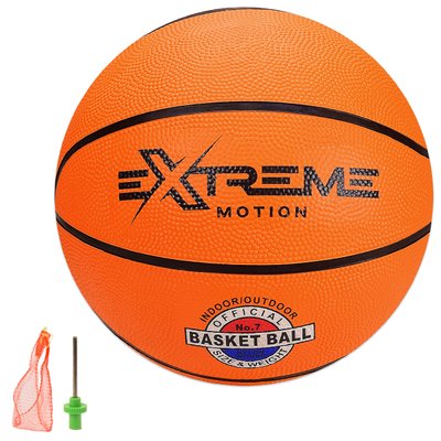 Баскетбольний м'яч №7 A-Toys Extreme Motion гума помаранчевий M42409 фото 1