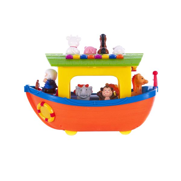 Інтерактивний ігровий набір для малюків KiddieLand Ноїв ковчег на колесах, укр фото 2