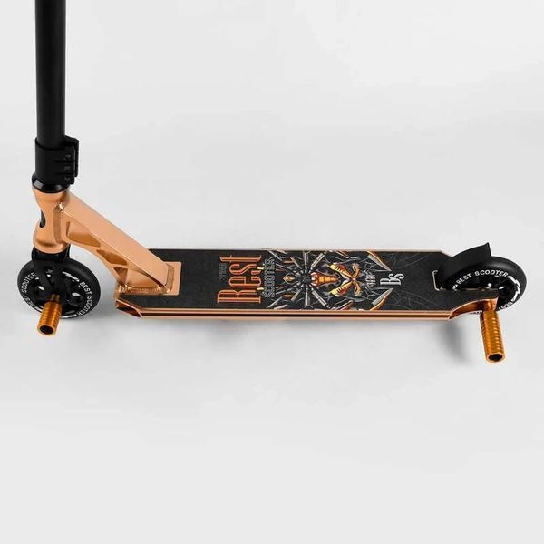 Трюковый самокат Best Scooter Spider HIC-система, пеги, анод, колёса 110 мм кремовый 55084 фото 2