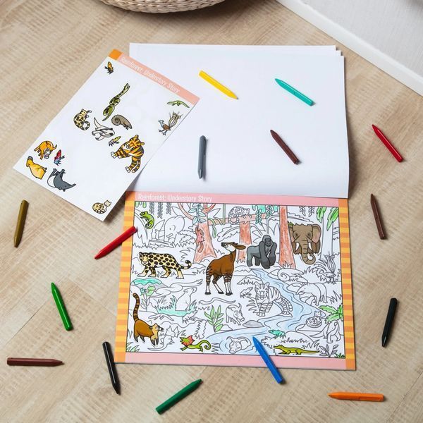 Набір стікерів із завданнями Melissa & Doug &laquo;Знайди наклейку: Тварини&raquo; 400+ стікерів MD30152 фото 8