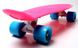 Классический пенни борд для девочек "Pastel Series" с матовыми колесами Малиновый цвет фото 5