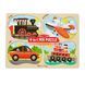 Деревянные пазлы 4 в 1 "Транспорт" Melissa&Doug 4 пазла по 4 элемента MD9865 фото 4