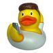 Стильна тематична гумова качечка FunnyDucks "Блогер" L1330 фото 6