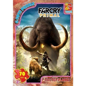 Пазлы G-Toys "Far Cry: мамонт" 70 элементов + постер 21 х 30 см FCP03 фото 1