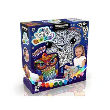 Набор для раскрашивания рюкзака Danko Toys My Color Owl-Bag COWL-01-01U фото 1