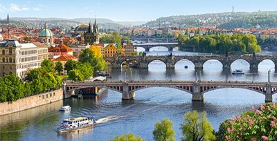 Пазлы Castorland "Мосты через Влтаву, Прага" 4000 элементов 138 х 68 см C-400096 фото 1