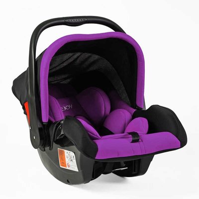 Детское автокресло - переноска Joy GL-10084 фиолетовая группа 0+ фото 1