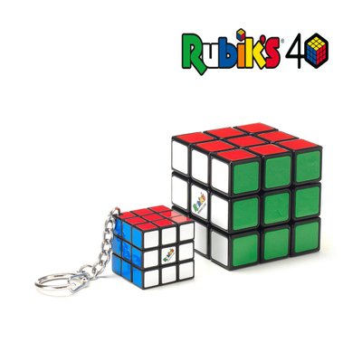Кубик Рубика RUBIK`S 3х3 и мини-кубик (с кольцом) фото 1
