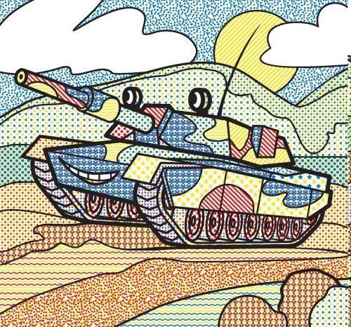 Водная раскраска Crystal Book "Военная техника" укр фото 2