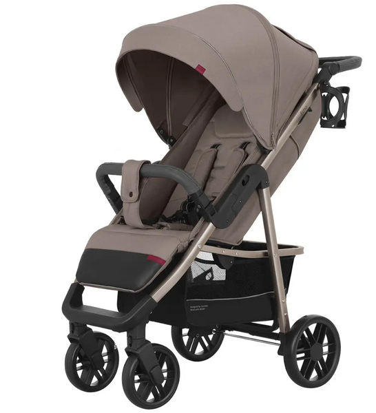 Прогулянкова коляска з дощовиком та кошиком Carrello Echo CRL-8508 Camel Beige фото 3