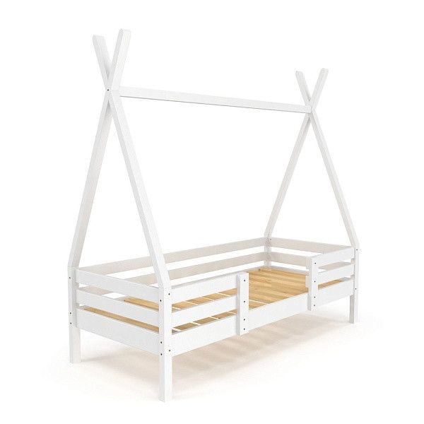 Деревянная кровать для подростка SportBaby Вигвам белая 190х80 см фото 4