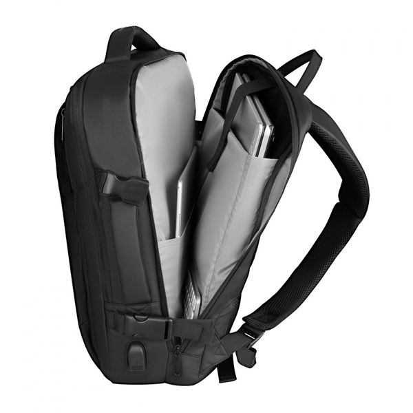Міський стильний рюкзак - сумка Mark Ryden Switch для ноутбука 17.3' колір чорний MR9299 фото 5
