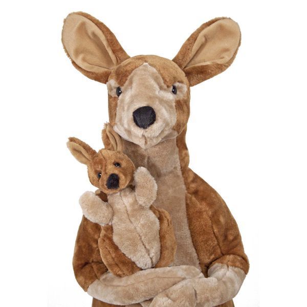 Плюшеві мама і дитина кенгуру 90 см Melissa & Doug MD8834 фото 3