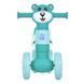 Дитячий перший біговел Bambi Little Bear колеса 6" музичний пластиковий салатовий M 5762 фото 2