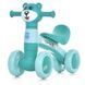 Дитячий перший біговел Bambi Little Bear колеса 6" музичний пластиковий салатовий M 5762 фото 1
