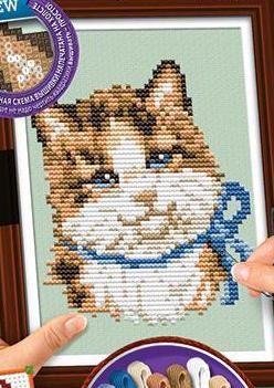 Вишивка хрестиком на канві Cross Stitch: Кішка фото 1