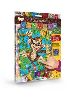 Блискуча мозаїка Danko Toys Мавпа БМ-02-03 фото 1
