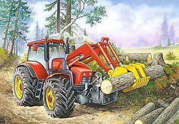 Пазли Castorland "Лісоповал" 60 елементів 32 х 23 см B-06366 фото 1