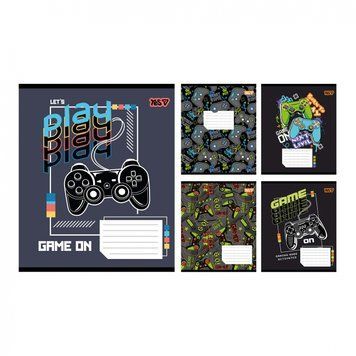Набор ученических тетрадей Yes Game формат А5, 12 стр в линейку 25 шт. 768665 фото 1