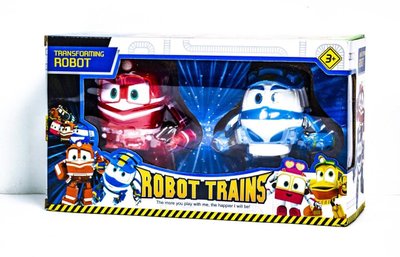 Набір фігурок "Паровозики Robot Trains" BL1898 фото 1