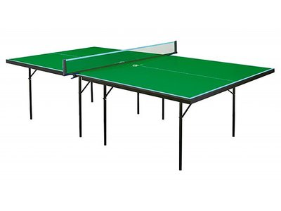 Тенісний стіл пересувний Hobby Strong Gp-1s із аксесуарами 274х152 см ЛДСП зелений фото 1