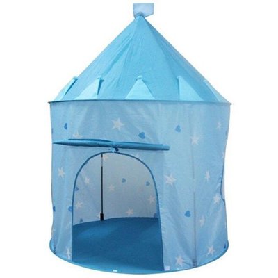 Детская игровая палатка Bambi "Шатер" в сумке 135-100-100 см синяя 995-5002A фото 1