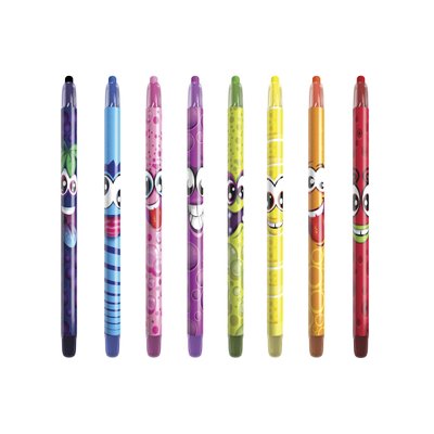 Набор ароматных восковых карандашей для рисования Scentos - РАДУГА (8 цветов) фото 1