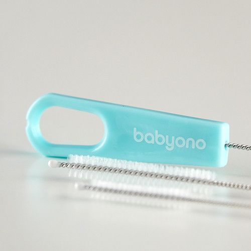 Комплект йоршиків BabyOno для чищення дитячих соломинок і трубочок 3 шт фото 4