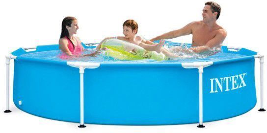 Каркасный круглый бассейн Intex Metal Frame 1828 л 244х51 см 28205 NP фото 2