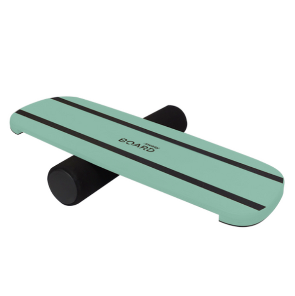 Деревянный балансборд SwaeyBoard форма Standart Classic с ограничителями бирюзовый до 120 кг фото 1