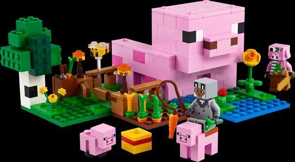 Конструктор LEGO Minecraft Дім для поросят 238 деталей з 7 років 21268 фото 4