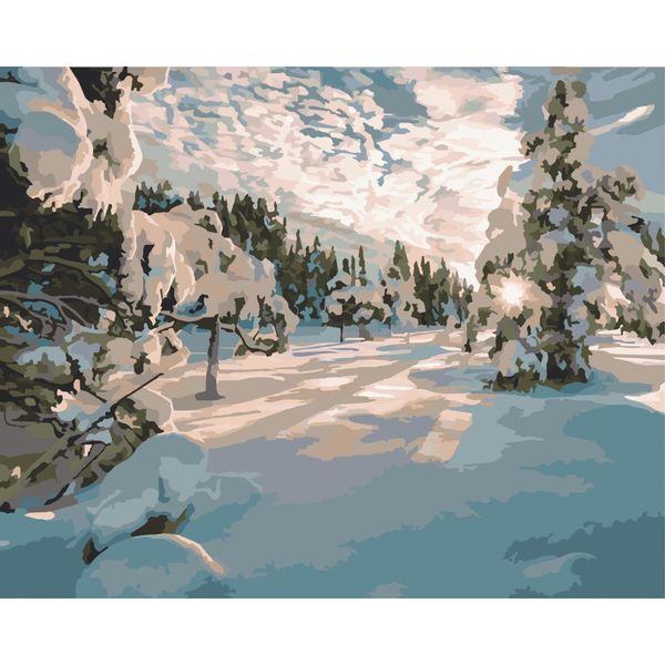 Картина за номерами Art Craft "Зимовий ранок" 40х50см 10586-AC фото 1