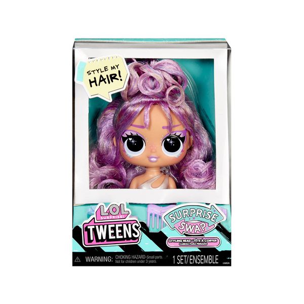 L.O.L. SURPRISE! Tweens Лялька-манекен для зачісок серії "Surprise Swap" Ліловий образ фото 2
