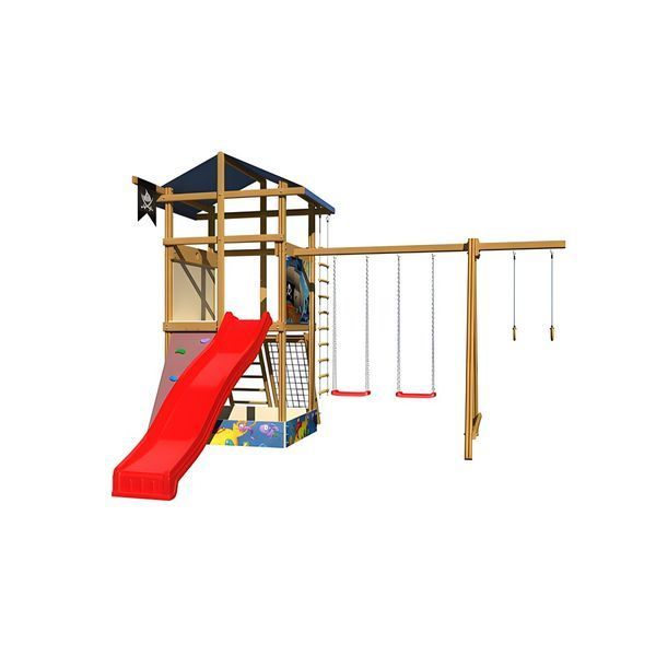 Детский уличный игровой комплекс SportBaby-10 450х400х315см фото 2