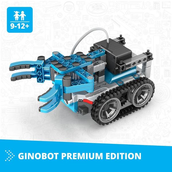Дитячий конструктор STEM Engino преміум Ginobot – робот E51-1 фото 2