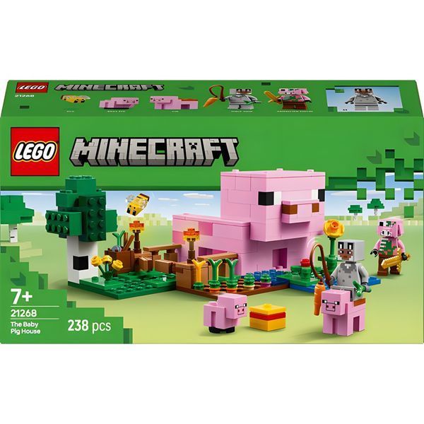 Конструктор LEGO Minecraft Дом для поросят 238 деталей с 7 лет 21268 фото 2