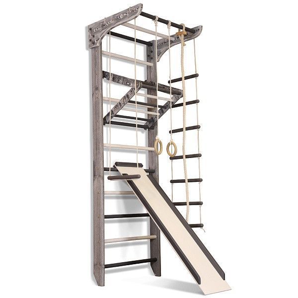 Шведська стінка&nbsp;SportBaby зі снарядами та турніком Kinder Loft & White 3 240 см фото 4