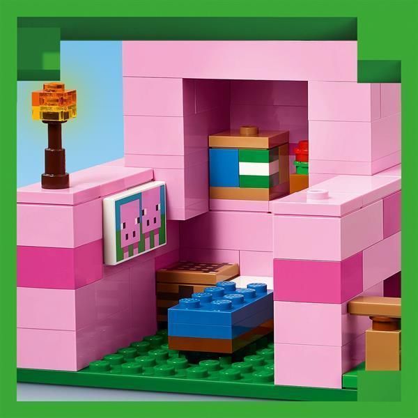 Конструктор LEGO Minecraft Дом для поросят 238 деталей с 7 лет 21268 фото 6