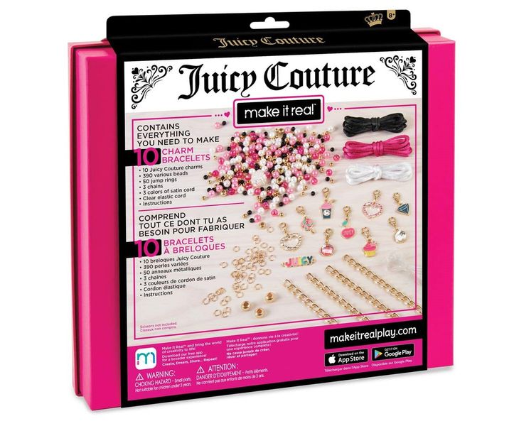 Juicy Couture Набор для создания шарм-браслетов «Розовый звездопад» фото 5