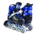 Розсувні роликові ковзани для підлітка 38-42 Scale Sports Blue з підсвічуванням переднього колеса фото 1