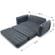 Велюровий надувний розкладний диван для сну Intex подвійний з узголів'ям 224х203х66 см 66552 фото 8