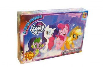 Пазлы G-Toys "My little Pony: веселье" 117 элементов + постер 21 х 30 см MLP015 фото 1