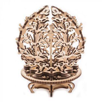 3D конструктор механічний дерев'яний Ugears Механічна квітка 101 деталь 70019 фото 1