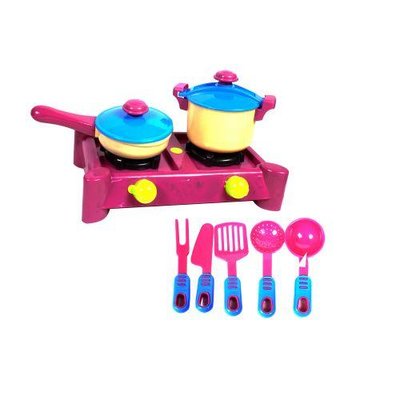 Детская кухня с аксессуарами Kinderway "Ева" розовая 04-417 фото 1