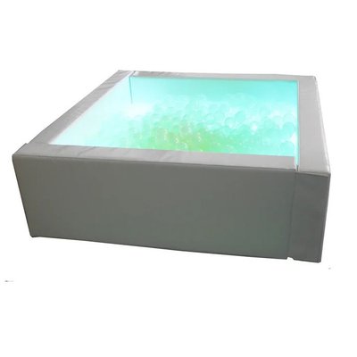 Каркасний сухий басейн для сенсорних кімнат Tia Квадрат 150х150х70 см з підсвічуванням оксфорд фото 1