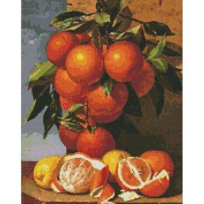 Алмазна мозаїка Ідейка "Апельсини та лимони" 40х50 см AMO7246 фото 1