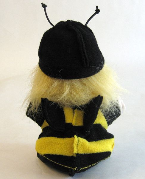 Флісова лялька ручної роботи Rubens Barn Бджілка 10049 фото 3