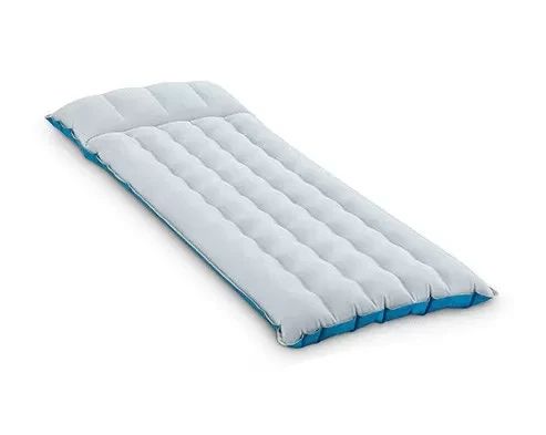 Велюровий надувний матрац для відпочинку та сну Intex одинарний 67х184х17 см 67997 фото 3