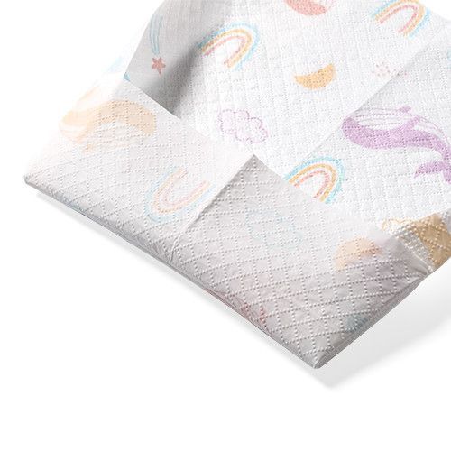 Комплект одноразовых детских нагрудников 10 шт 6м+ Babyono 23.5x34.5 см белый фото 2